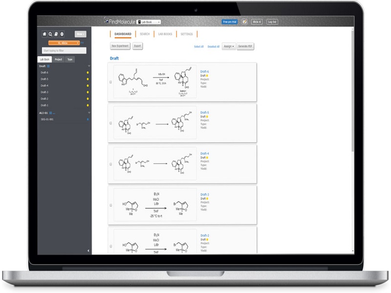 FindMolecule ELN