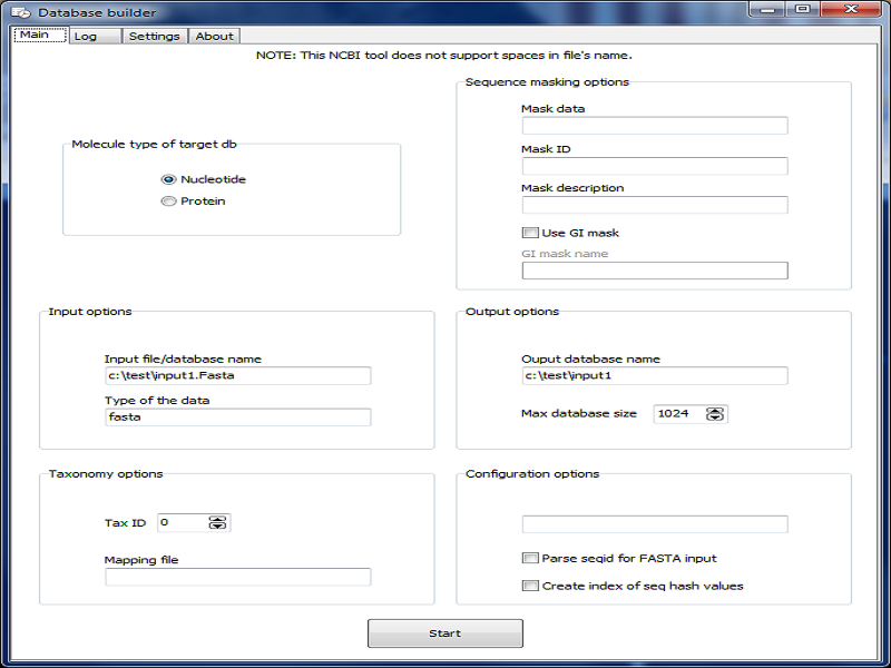 NCBI Database Builder Freeware